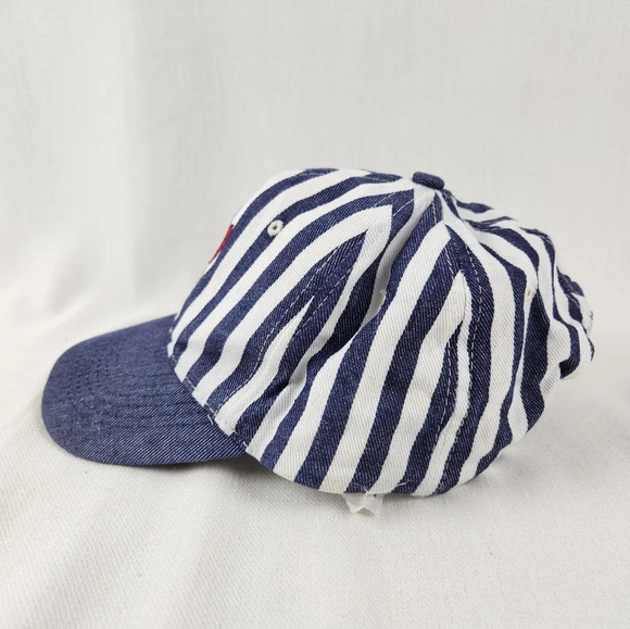 Vintage Cleveland Indian Chief Wahoo Snap Back Hat Kids - Picture 3 of 9